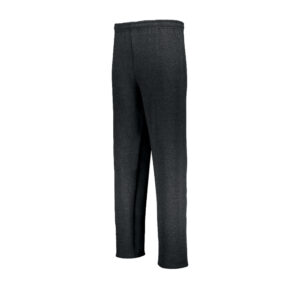 Russell Athletic Youth Dri-Power Fleece Open-Bottom Pant-Black Heather (596HBB1)