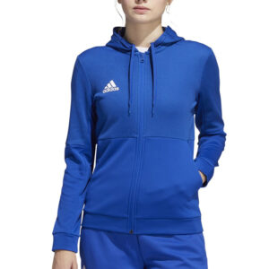 Adidas TEAM ISSUE Women’s Full zip Hooded fleece -Royal