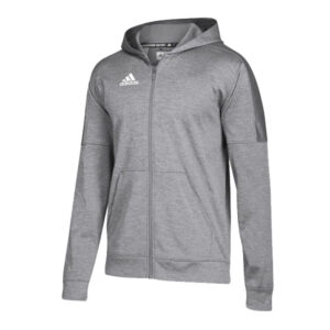 Adidas Team Issue women’s Full Zip performance hood – Grey Melange