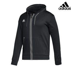 Adidas Team Issue performance full zip  hoodie – Black/grey