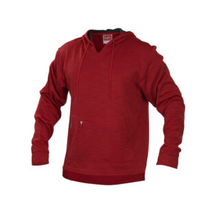 Rawlings Brushed Performance Fleece Hoodie-Scarlet