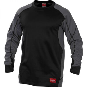 Rawlings Dugout Fleece Pullover-Black