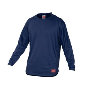 Rawlings Dugout Fleece Pullover-Navy