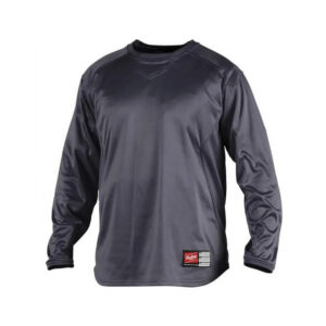 Rawlings LS Dugout Fleece Pullover-Grey