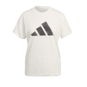 ADIDAS WOMEN’S SPORTSWEAR WINNERS 3.0 T-SHIRT-WHITE MELANGE