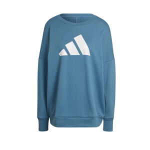 adidas Sportswear Women’s Three Bar Sweatshirt-Altered Blue