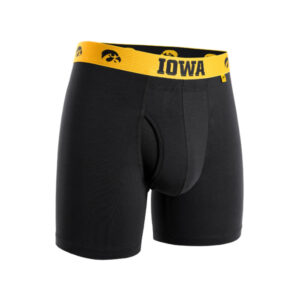 2UNDR COLLEGIATE SS BB-University of IOWA BLACK BLACK (2UC1BB.604)