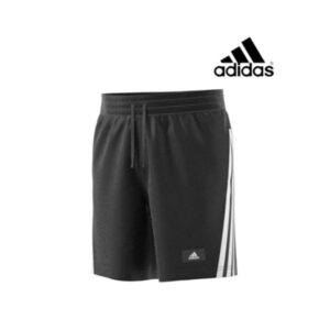 ADIDAS MEN’S SPORTSWEAR FUTURE ICONS THREE STRIPES SHORTS-BLACK (H46515)