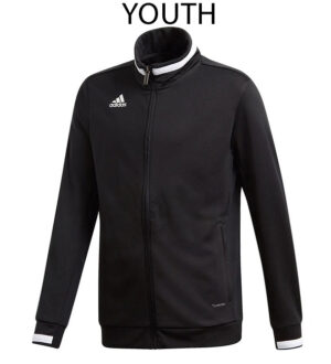 Adidas Team 19 YOUTH full zip Track Jacket – Black/White (DW6861)