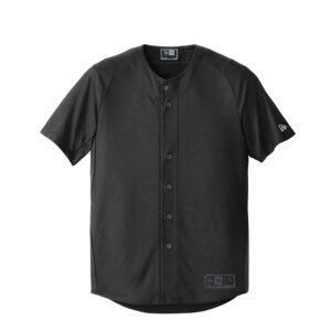 New Era Men Diamond Era Full-Button Jersey-Black (NEA220)