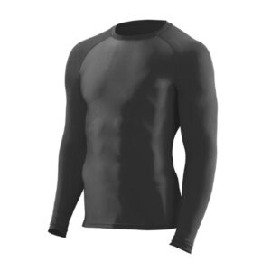 Augusta Hyperform Compression Long Sleeve Shirt-Black (2604)