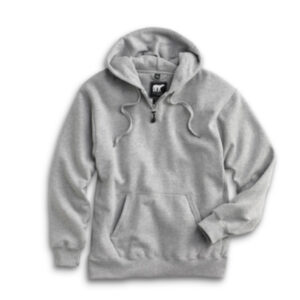 White Bear Premium Heavyweight Pocket Hooded Sweatshirt with Zipper-Athletic Heather (1000)