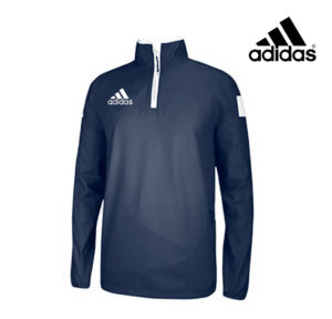 Adidas Climaproof Shockwave Woven 1/4 Zip Jacket-navy/White (6815)