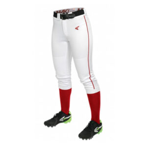 Easton Womens Mako Piped Softball Pants-Black/Red (A167102)