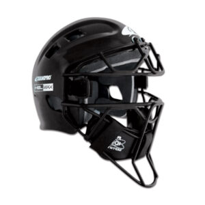 Champro Youth Hel-Max One piece headgear Catchers Helmet-Black (CM3B-XT)