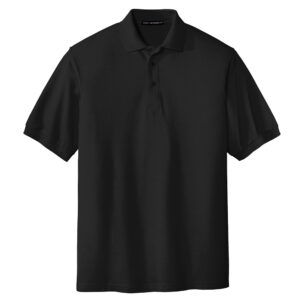 Port Authority Silk Touch Polo-Black (K500)