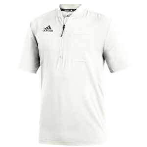 Adidas UNDER THE LIGHTS short sleeve 14 zip pullover -White (FQ1943)