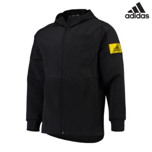 adidas Custom Color Game Mode Full Zip Jacket w/Hood-Black/Gold (EA0014)