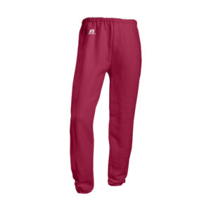 Russell Dri-Power Closed-Bottom Fleece Pocket Pant-Red (696HBM0)