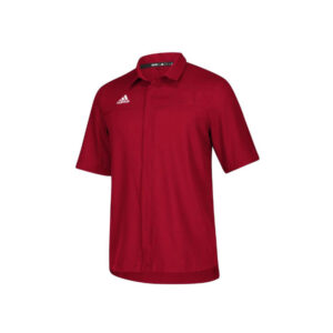 Adidas Team Iconic full button polo shirt   – Power Red (limited Edition) (1787URW)