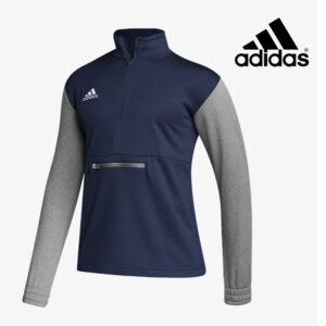 Adidas Team Issue color block 1/4 zip pullover -Team Navy/Grey (HI0695)