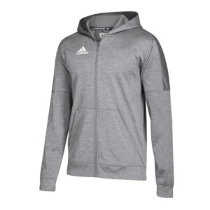 Adidas Team Issue women’s Full Zip performance hood – Grey Melange (CY7028)