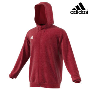 Adidas Team Issue Full Zip performance hood – Power Red Melange (CY7080)