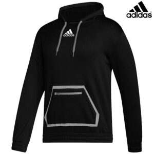 Adidas Men Team Issue Pullover Hoodie-Black/Grey (HI2906)