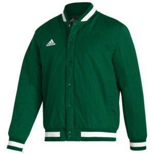 Adidas lined dugout / sideline jacket -DARK GREEN/White (FR6370)