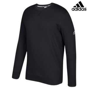 Adidas Fleece Crewneck Sweatshirt- BLACK (S97354)