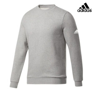 Adidas Fleece Crewneck Sweatshirt- MedGrey Heather (HR8481)