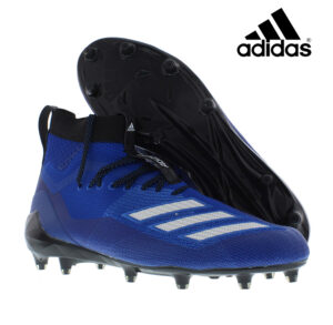 Adidas adiZero 8.0 SK mid football Cleat/shoe  Royal/White size 10.5 (F35422)