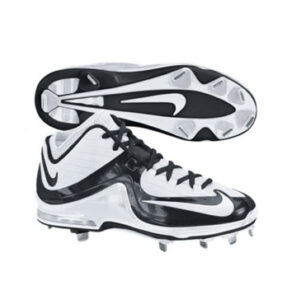 Nike Air Max MVPElite 2 3/4 MetalCleat baseball shoeWhite/BLK/wht size 12 (684687-110)