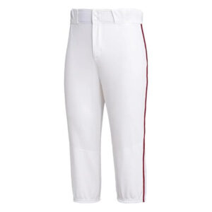 adidas Icon Pro OHP Baseball Pant with Piping- White/Team Power Red (GU3106)