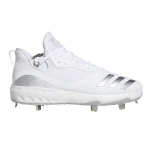 Adidas ICON V Boost Baseball Cleat/shoe – White/silver size 11 (G28238)