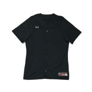 Under Armour womens ONE HOP full button softball jersey-Black (USJ120W)