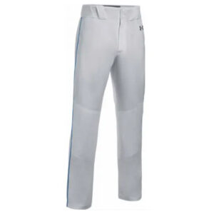 Under Armour  ICON relaxed baseball pant with piping-Grey/Royal (UBP54BM)