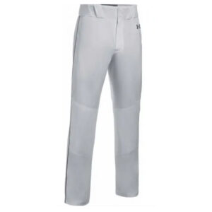 Under Armour ICON 2.0 relaxed tapered baseball pant with piping-Grey/Black (UBP52XM)