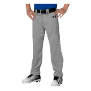 Under Armour YOUTH Next Open Bottom Solid Baseball Pant-Blue Grey (UBP7W0Y)