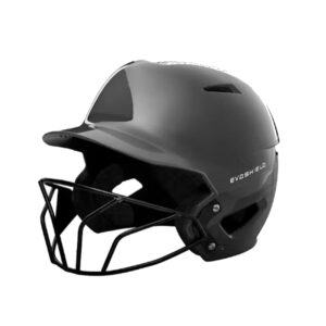 Evoshield XVT Luxe Fitted Batting Helmet with face mask-L (7 3/8-7 1/2)-Black (WTV7230)