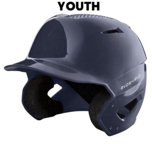 Evoshield XVT Glossy Batting Helmet-Youth (6 1/2 -7)-Navy (WTV7110)