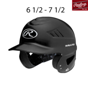 Rawlings CoolFlo Batting Helmet- (6 1/2 – 7 1/2) BLACK (RCFH-B)