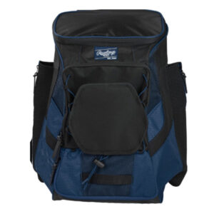 Rawlings PLayers  Backpack baseball/softball gear bag-NAVY/blk (R600-N)