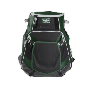 Rawlings Velo Backpack baseball/softball gear bag Dark Green (VELOBK-DG)