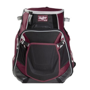 Rawlings Velo Backpack baseball/softball gear bag MAROON (VELOBK-MA)