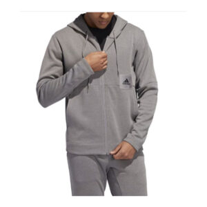 adidas Cross-Up 365 Full Zip Hoodie-Grey Three/Grey Six (DX6671)