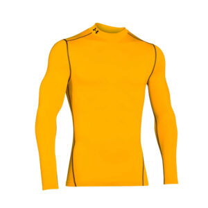 Under Armour ColdGear Men Compression Mock long sleeve-Steeltown Gold (1265648)