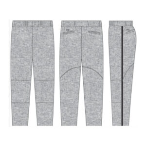 Under Armour Clinton Baseball legend Grey pants (custom) (UJBP01MRK)