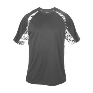 Badger Youth Digital Hook Tee-Graphite (2140)