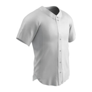 Champro Reliever Full button YOUTH  pro weight poly baseball jersey -White (BS149Y)